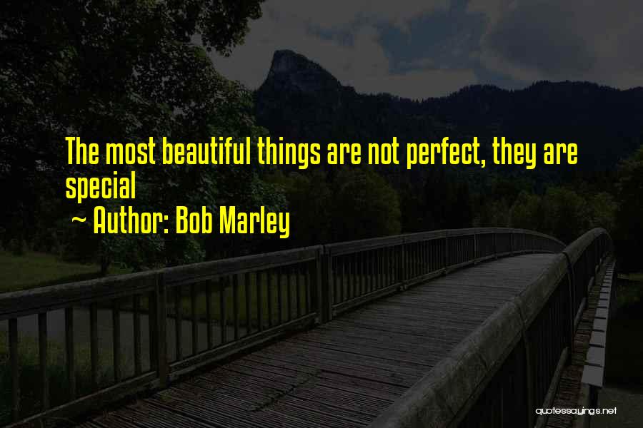 Bob Marley Quotes: The Most Beautiful Things Are Not Perfect, They Are Special