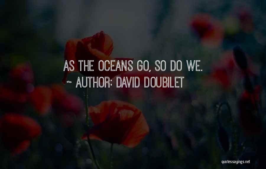 David Doubilet Quotes: As The Oceans Go, So Do We.