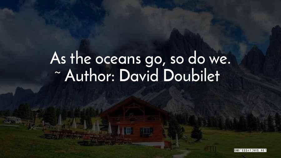 David Doubilet Quotes: As The Oceans Go, So Do We.