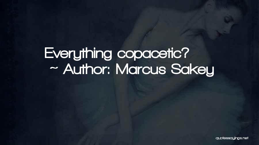 Marcus Sakey Quotes: Everything Copacetic?