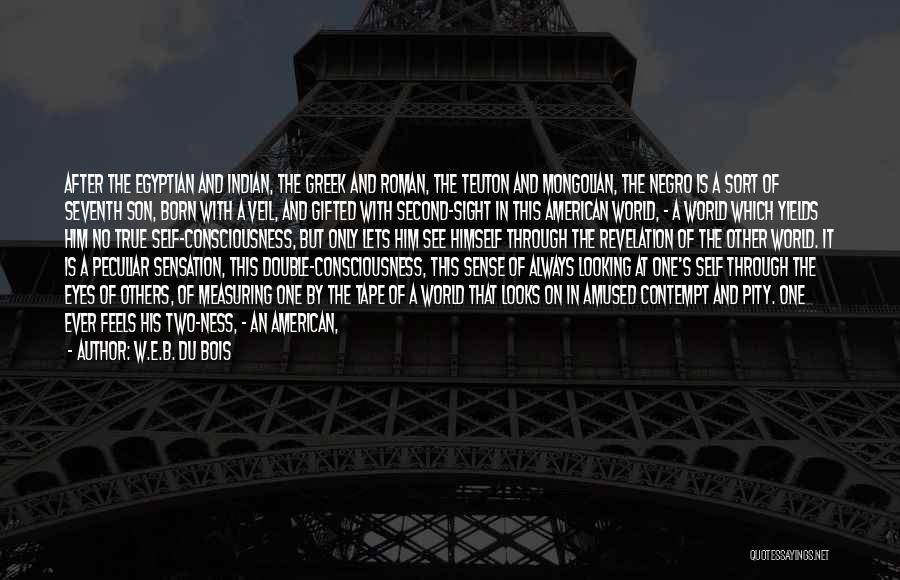 W.E.B. Du Bois Quotes: After The Egyptian And Indian, The Greek And Roman, The Teuton And Mongolian, The Negro Is A Sort Of Seventh