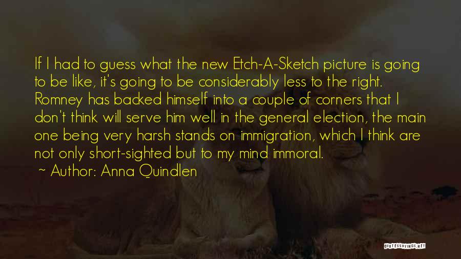 Anna Quindlen Quotes: If I Had To Guess What The New Etch-a-sketch Picture Is Going To Be Like, It's Going To Be Considerably