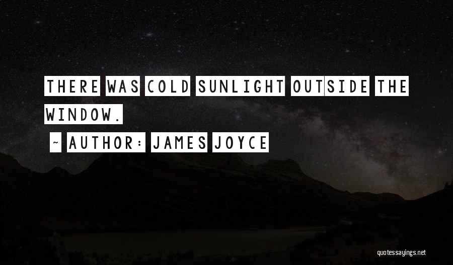 James Joyce Quotes: There Was Cold Sunlight Outside The Window.