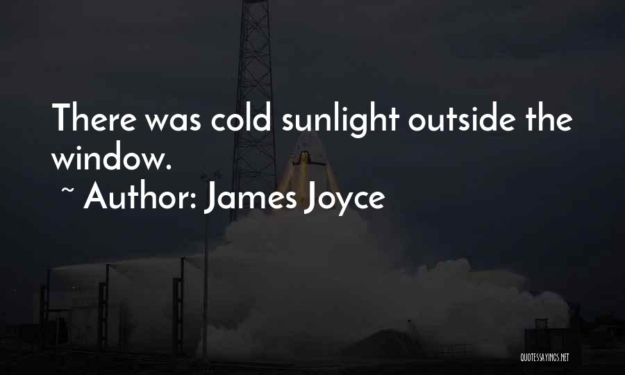 James Joyce Quotes: There Was Cold Sunlight Outside The Window.