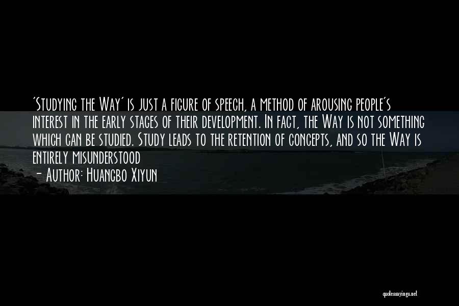 Huangbo Xiyun Quotes: 'studying The Way' Is Just A Figure Of Speech, A Method Of Arousing People's Interest In The Early Stages Of