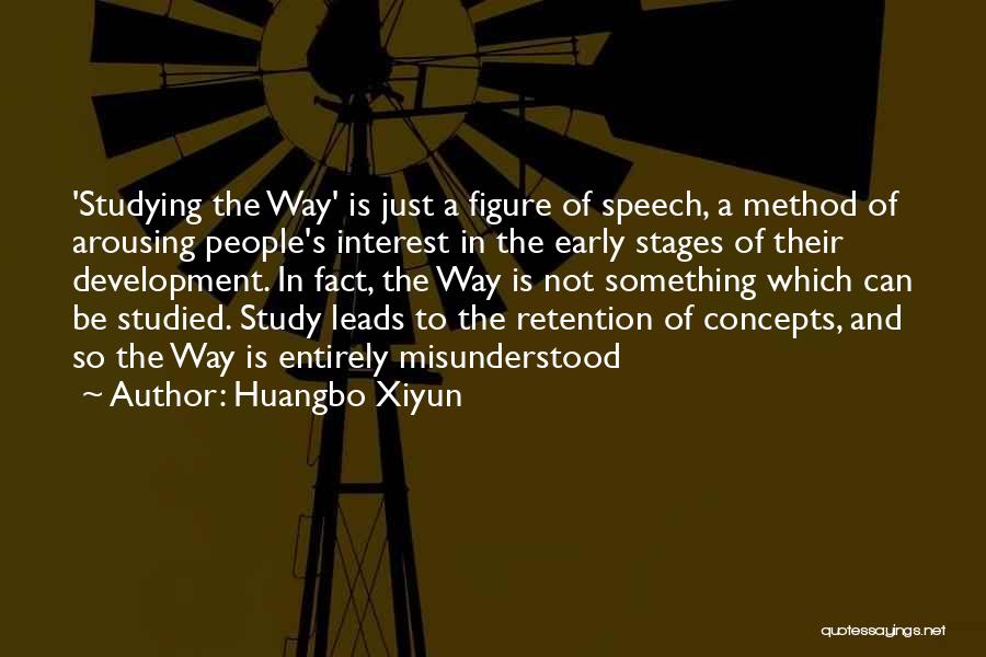 Huangbo Xiyun Quotes: 'studying The Way' Is Just A Figure Of Speech, A Method Of Arousing People's Interest In The Early Stages Of