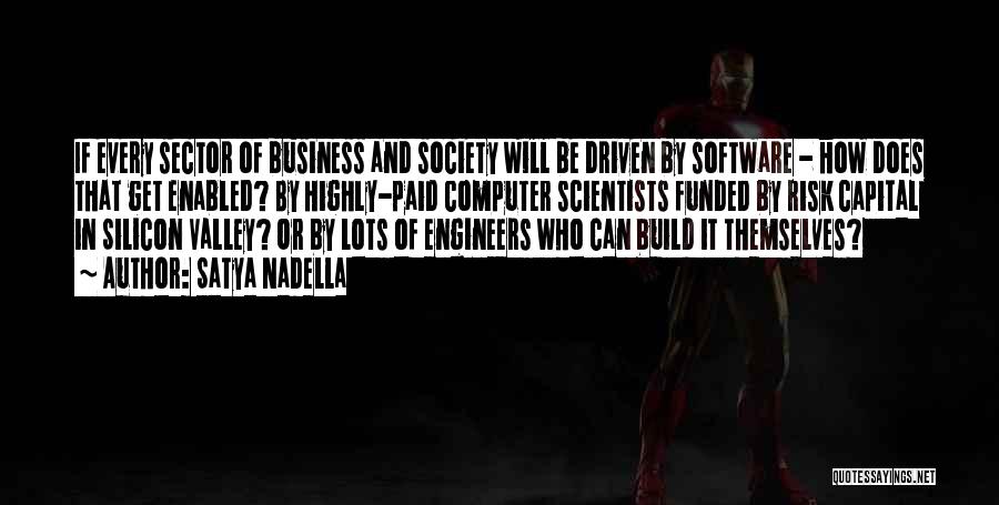 Satya Nadella Quotes: If Every Sector Of Business And Society Will Be Driven By Software - How Does That Get Enabled? By Highly-paid