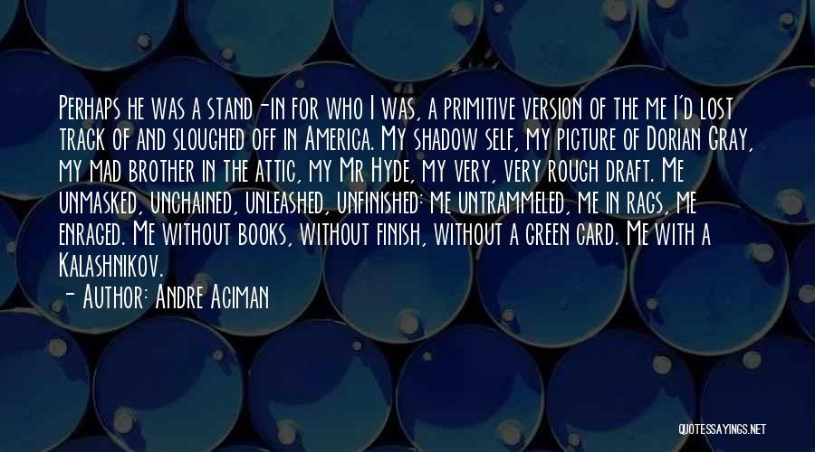 Andre Aciman Quotes: Perhaps He Was A Stand-in For Who I Was, A Primitive Version Of The Me I'd Lost Track Of And