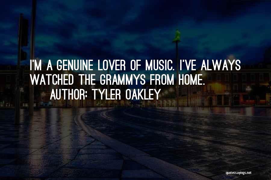Tyler Oakley Quotes: I'm A Genuine Lover Of Music. I've Always Watched The Grammys From Home.