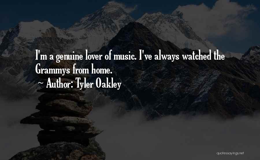 Tyler Oakley Quotes: I'm A Genuine Lover Of Music. I've Always Watched The Grammys From Home.