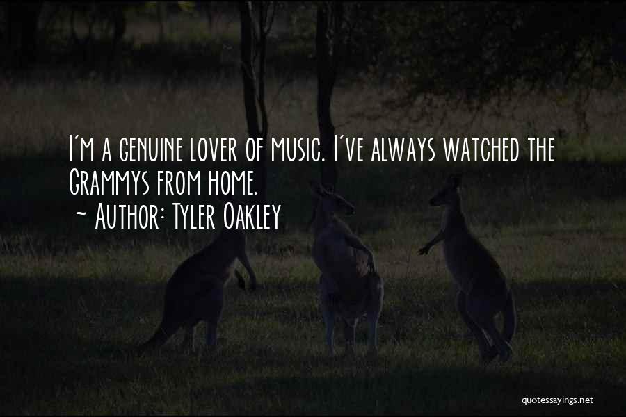 Tyler Oakley Quotes: I'm A Genuine Lover Of Music. I've Always Watched The Grammys From Home.