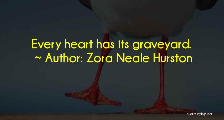 Zora Neale Hurston Quotes: Every Heart Has Its Graveyard.