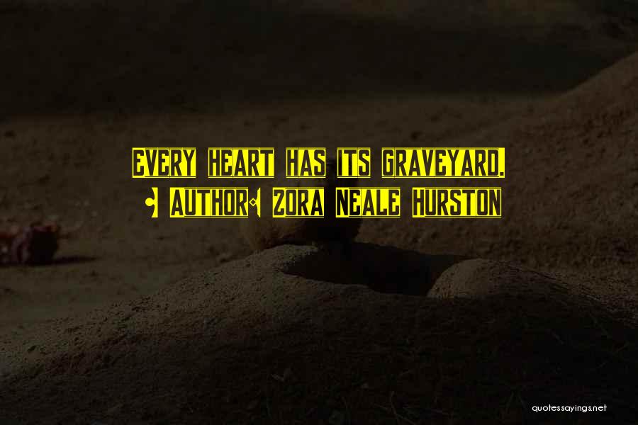 Zora Neale Hurston Quotes: Every Heart Has Its Graveyard.