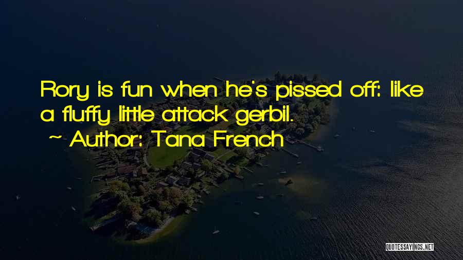 Tana French Quotes: Rory Is Fun When He's Pissed Off: Like A Fluffy Little Attack Gerbil.