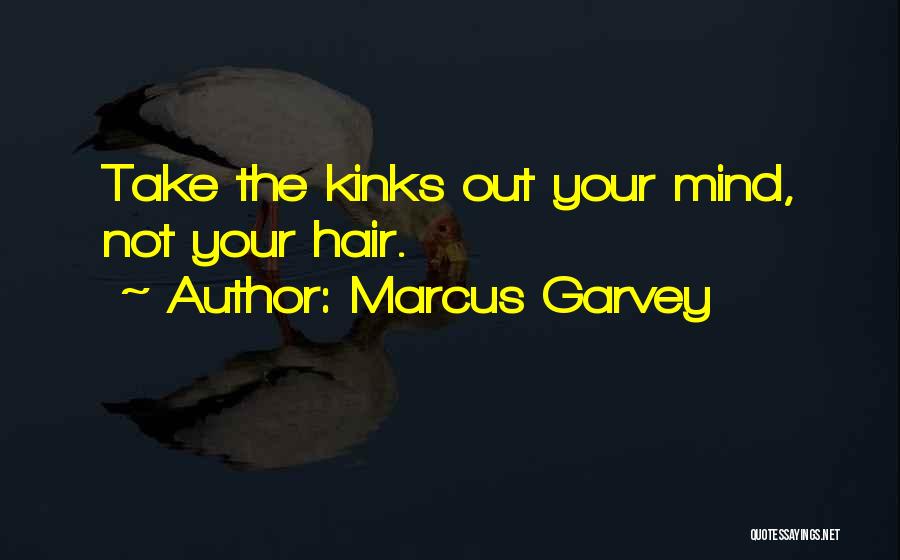 Marcus Garvey Quotes: Take The Kinks Out Your Mind, Not Your Hair.