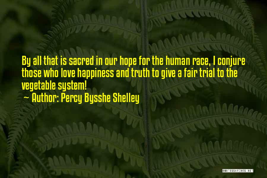 Percy Bysshe Shelley Quotes: By All That Is Sacred In Our Hope For The Human Race, I Conjure Those Who Love Happiness And Truth