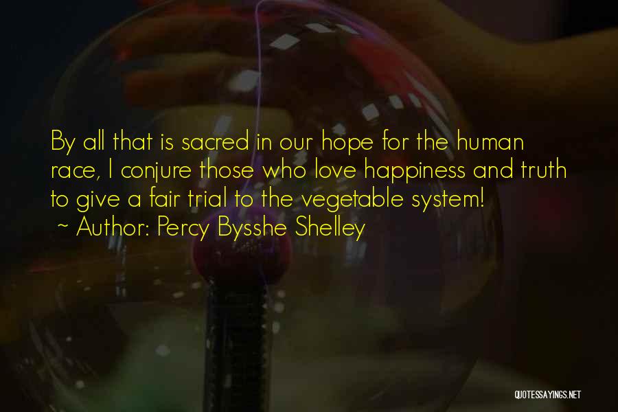 Percy Bysshe Shelley Quotes: By All That Is Sacred In Our Hope For The Human Race, I Conjure Those Who Love Happiness And Truth