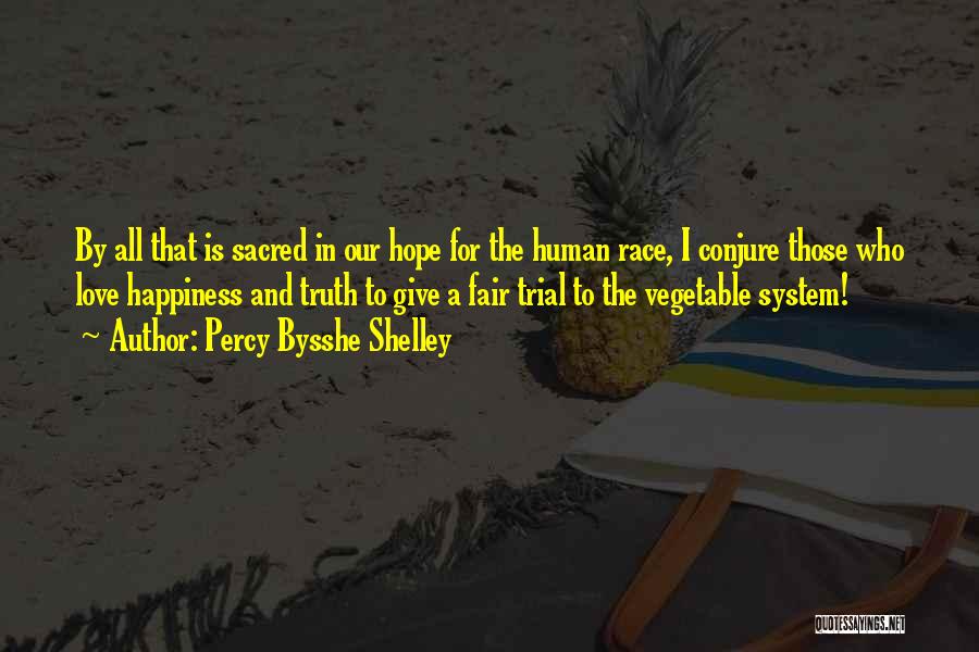 Percy Bysshe Shelley Quotes: By All That Is Sacred In Our Hope For The Human Race, I Conjure Those Who Love Happiness And Truth