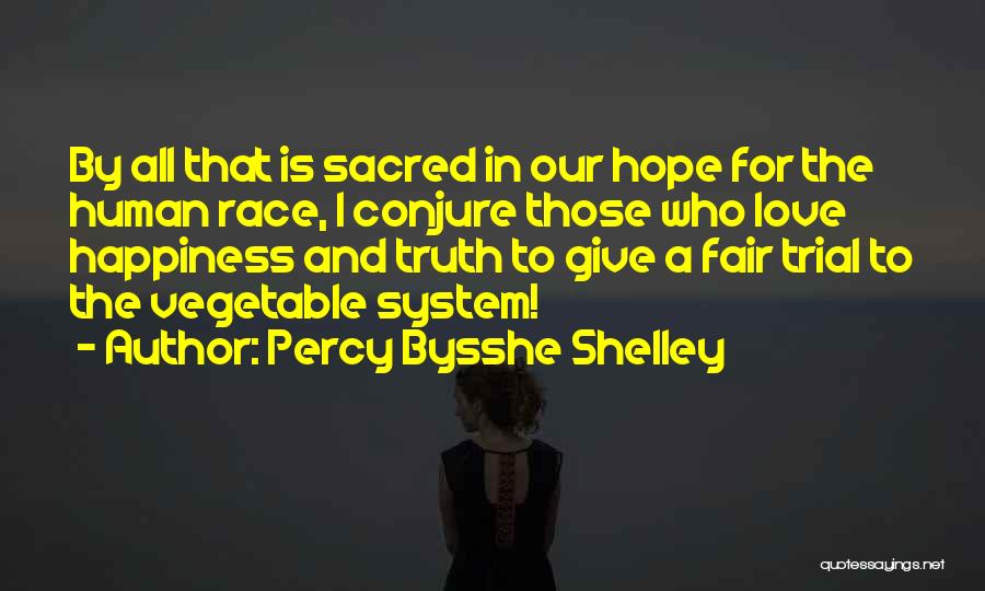 Percy Bysshe Shelley Quotes: By All That Is Sacred In Our Hope For The Human Race, I Conjure Those Who Love Happiness And Truth