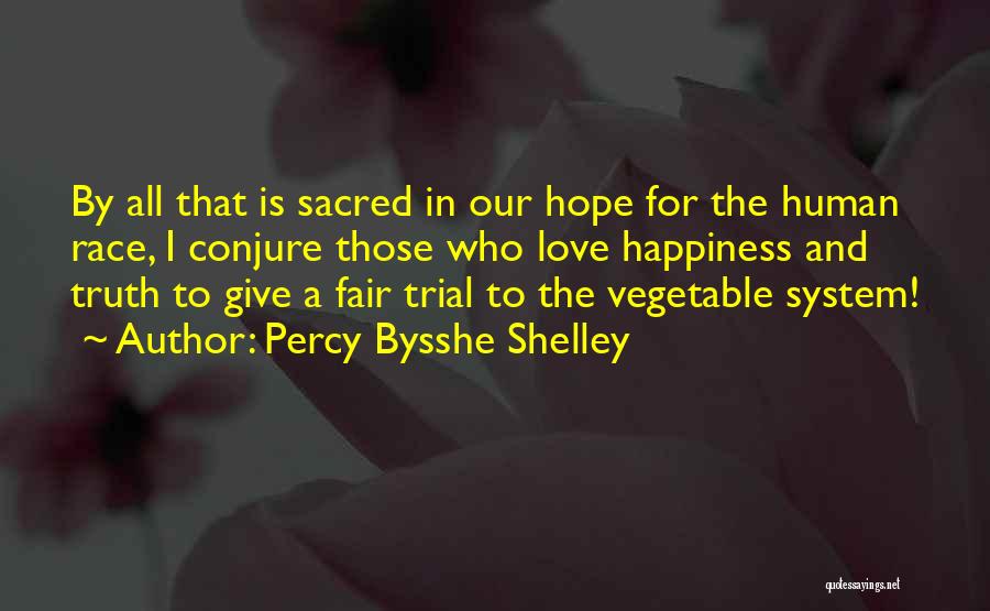 Percy Bysshe Shelley Quotes: By All That Is Sacred In Our Hope For The Human Race, I Conjure Those Who Love Happiness And Truth