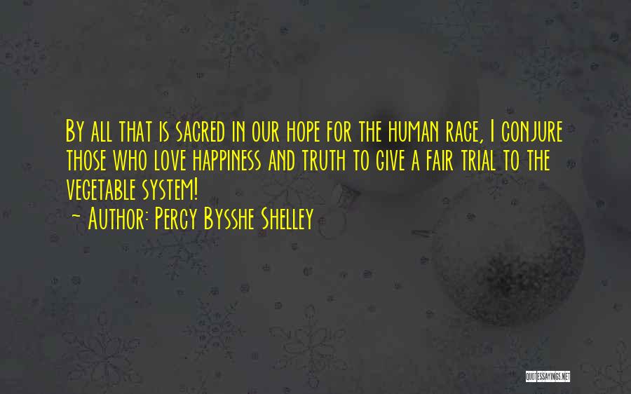 Percy Bysshe Shelley Quotes: By All That Is Sacred In Our Hope For The Human Race, I Conjure Those Who Love Happiness And Truth