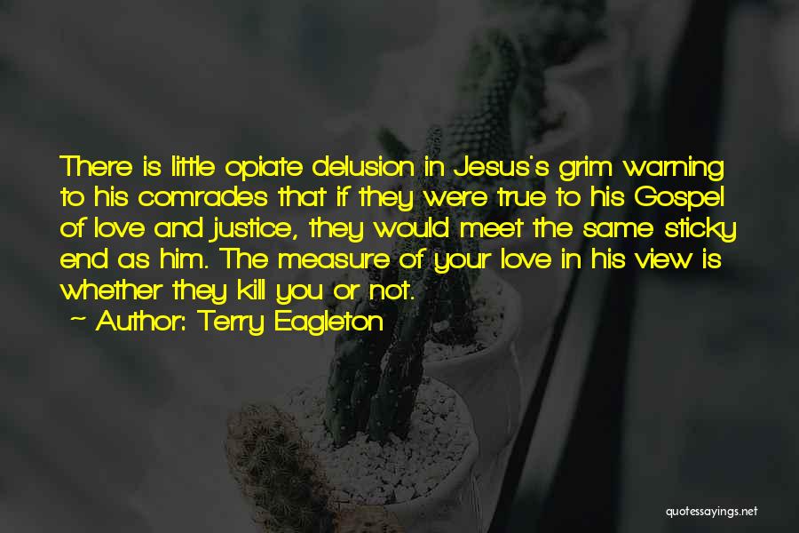 Terry Eagleton Quotes: There Is Little Opiate Delusion In Jesus's Grim Warning To His Comrades That If They Were True To His Gospel