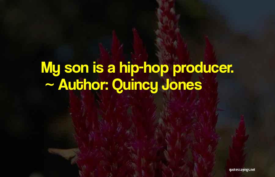 Quincy Jones Quotes: My Son Is A Hip-hop Producer.