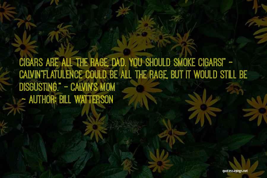 Bill Watterson Quotes: Cigars Are All The Rage, Dad. You Should Smoke Cigars! - Calvinflatulence Could Be All The Rage, But It Would