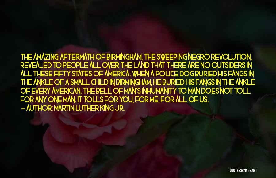 Martin Luther King Jr. Quotes: The Amazing Aftermath Of Birmingham, The Sweeping Negro Revolution, Revealed To People All Over The Land That There Are No
