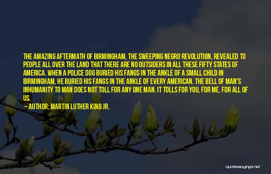 Martin Luther King Jr. Quotes: The Amazing Aftermath Of Birmingham, The Sweeping Negro Revolution, Revealed To People All Over The Land That There Are No