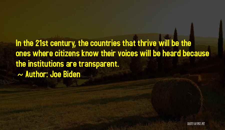 21st Century Quotes By Joe Biden