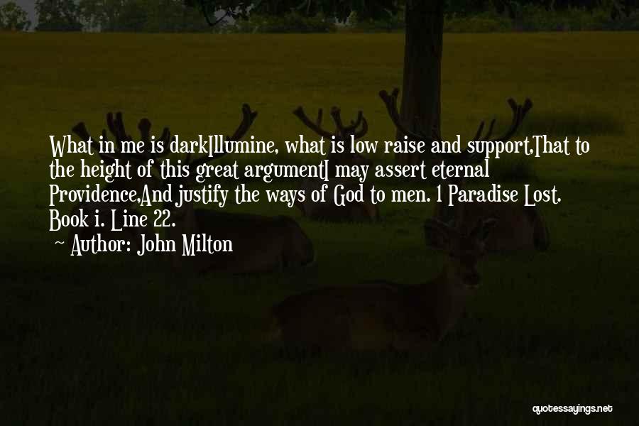 22 Quotes By John Milton