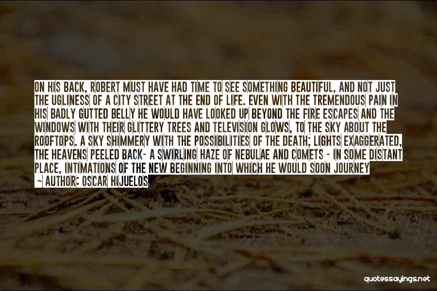 Oscar Hijuelos Quotes: On His Back, Robert Must Have Had Time To See Something Beautiful, And Not Just The Ugliness Of A City