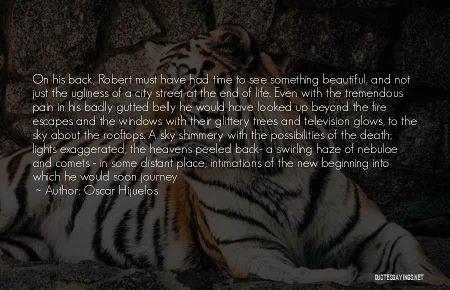 Oscar Hijuelos Quotes: On His Back, Robert Must Have Had Time To See Something Beautiful, And Not Just The Ugliness Of A City