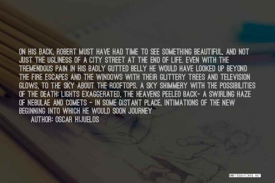 Oscar Hijuelos Quotes: On His Back, Robert Must Have Had Time To See Something Beautiful, And Not Just The Ugliness Of A City