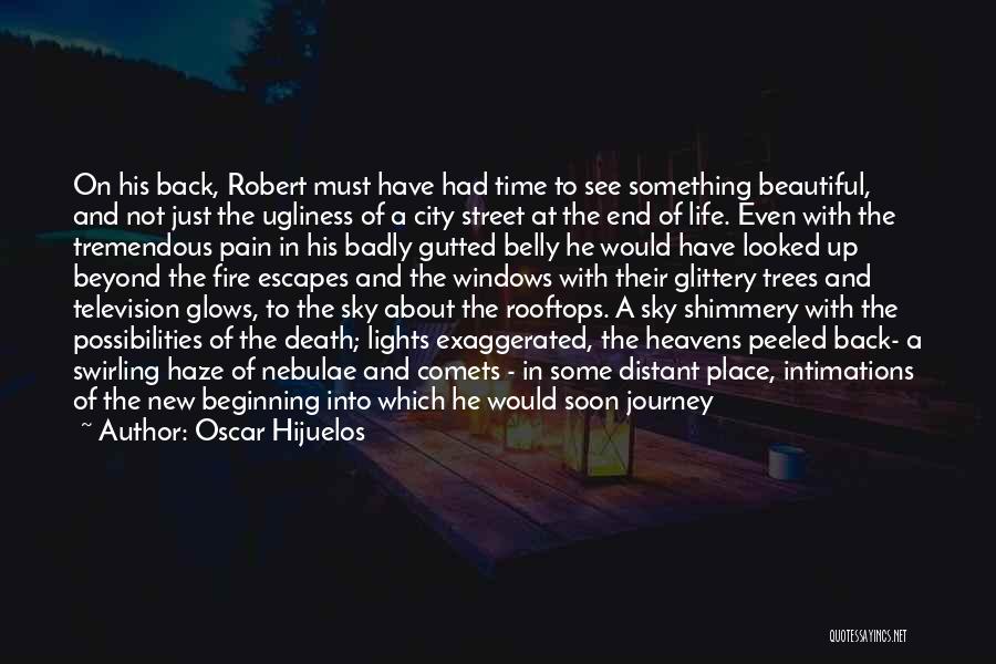 Oscar Hijuelos Quotes: On His Back, Robert Must Have Had Time To See Something Beautiful, And Not Just The Ugliness Of A City