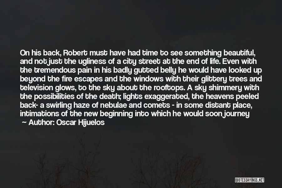Oscar Hijuelos Quotes: On His Back, Robert Must Have Had Time To See Something Beautiful, And Not Just The Ugliness Of A City