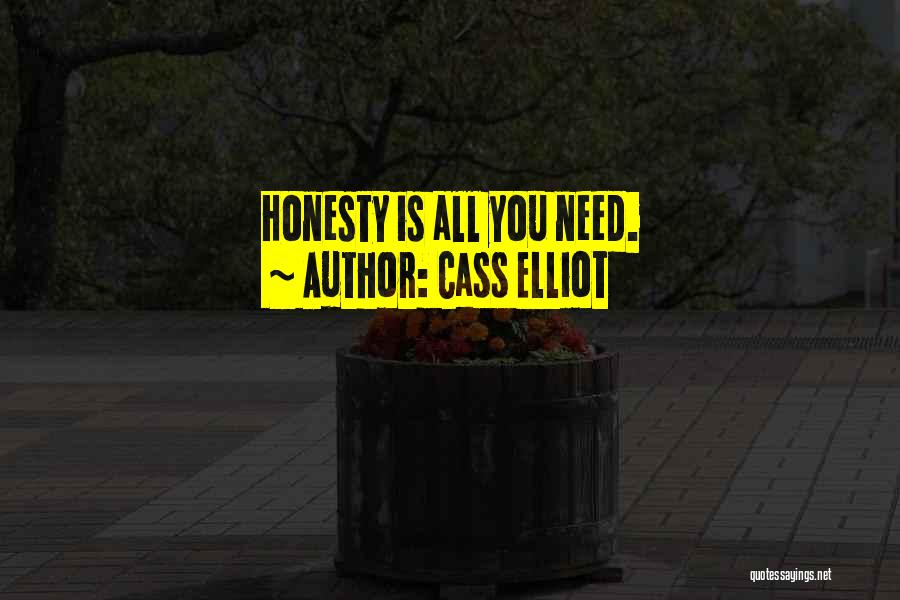 Cass Elliot Quotes: Honesty Is All You Need.