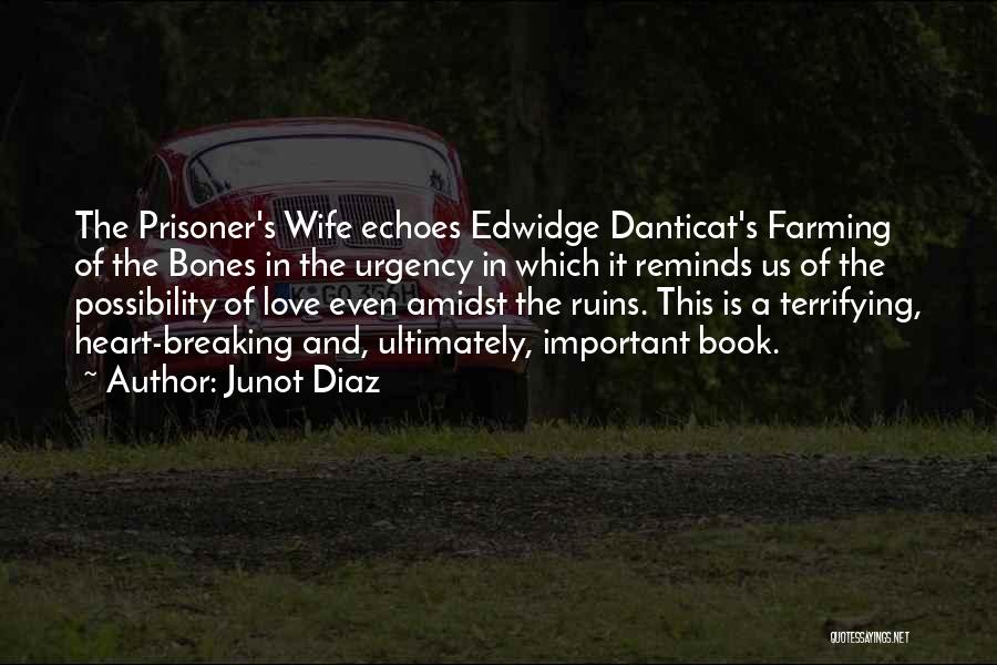 Junot Diaz Quotes: The Prisoner's Wife Echoes Edwidge Danticat's Farming Of The Bones In The Urgency In Which It Reminds Us Of The