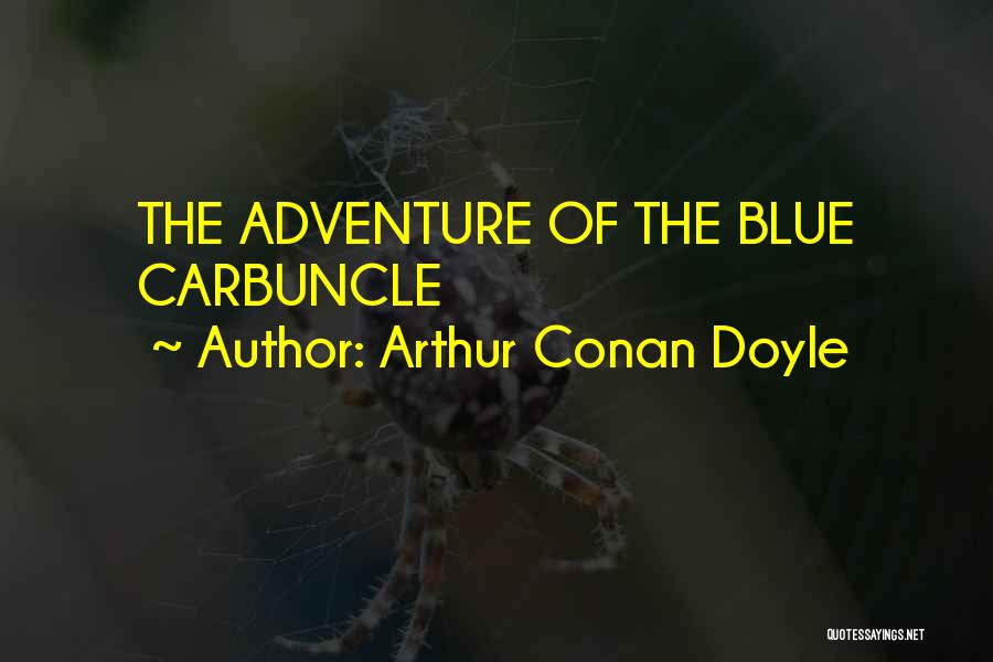 Arthur Conan Doyle Quotes: The Adventure Of The Blue Carbuncle