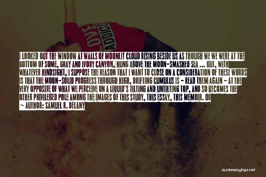 Samuel R. Delany Quotes: I Looked Out The Window At Walls Of Moonlit Cloud Rising Beside Us As Though We We Were At The
