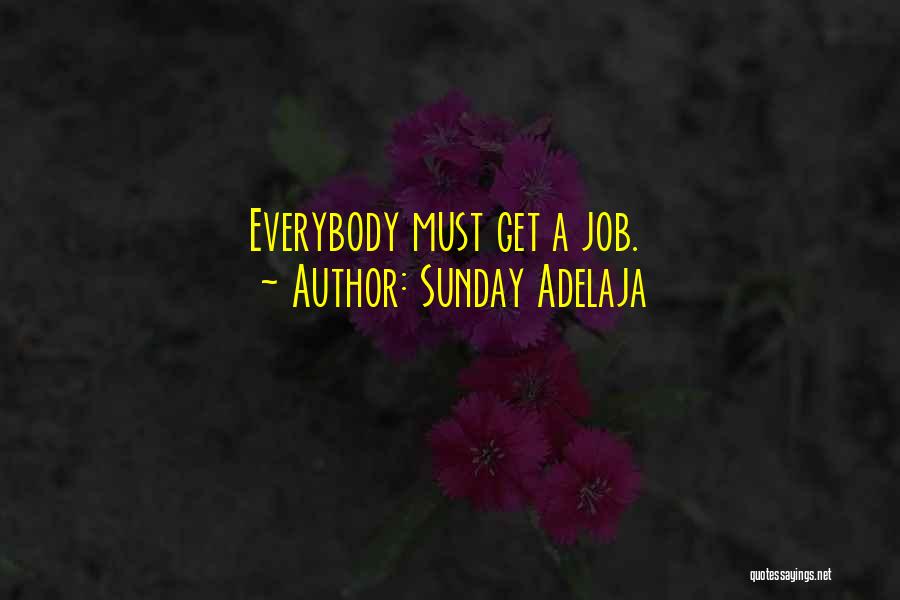 Sunday Adelaja Quotes: Everybody Must Get A Job.