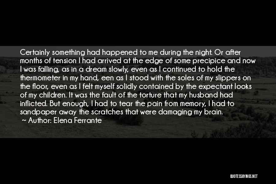 Elena Ferrante Quotes: Certainly Something Had Happened To Me During The Night. Or After Months Of Tension I Had Arrived At The Edge