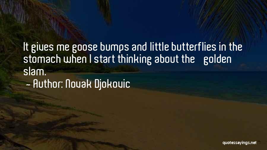 Novak Djokovic Quotes: It Gives Me Goose Bumps And Little Butterflies In The Stomach When I Start Thinking About The 'golden Slam.'