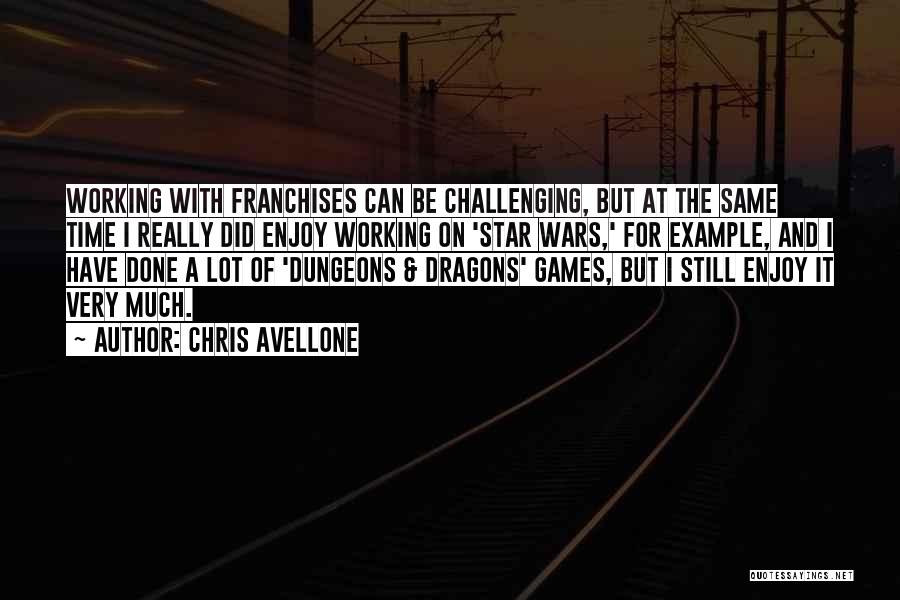 Chris Avellone Quotes: Working With Franchises Can Be Challenging, But At The Same Time I Really Did Enjoy Working On 'star Wars,' For