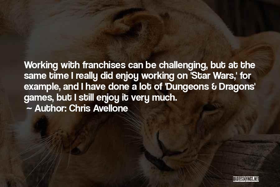 Chris Avellone Quotes: Working With Franchises Can Be Challenging, But At The Same Time I Really Did Enjoy Working On 'star Wars,' For