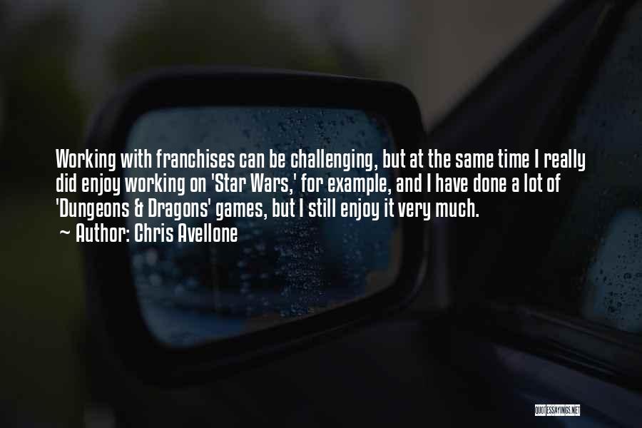 Chris Avellone Quotes: Working With Franchises Can Be Challenging, But At The Same Time I Really Did Enjoy Working On 'star Wars,' For