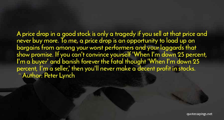 Peter Lynch Quotes: A Price Drop In A Good Stock Is Only A Tragedy If You Sell At That Price And Never Buy