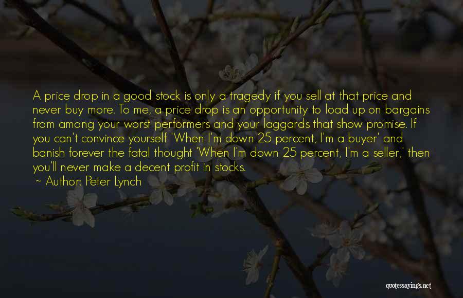 Peter Lynch Quotes: A Price Drop In A Good Stock Is Only A Tragedy If You Sell At That Price And Never Buy