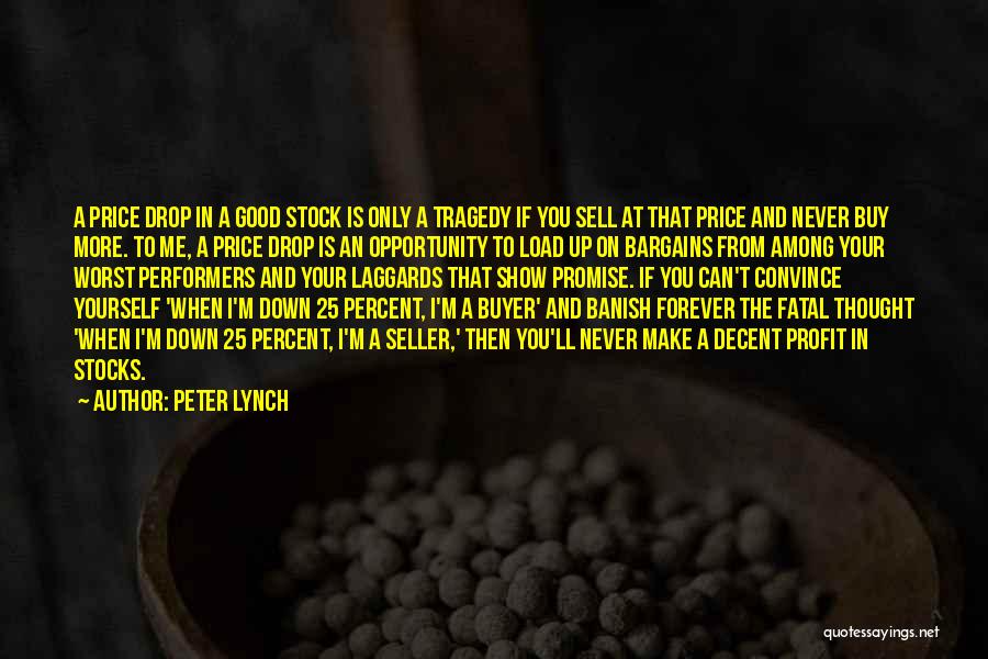 Peter Lynch Quotes: A Price Drop In A Good Stock Is Only A Tragedy If You Sell At That Price And Never Buy
